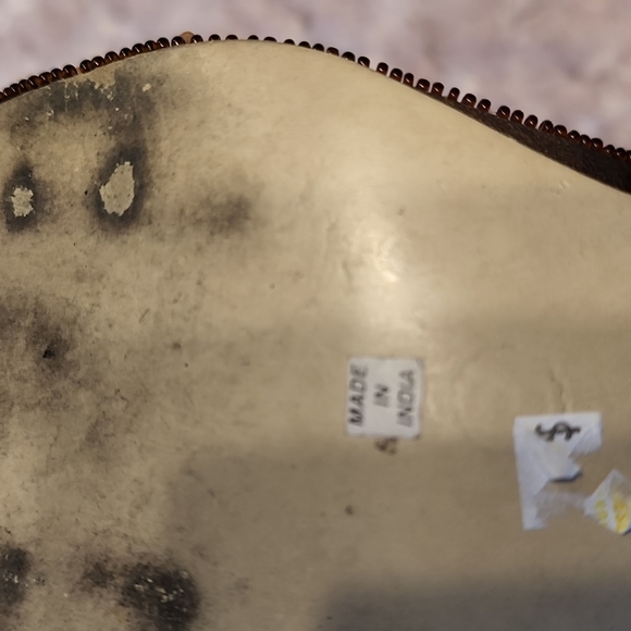 🎉🎉 HP🎉🎉 Drama Slip in sandals, sequins, kitten heel, Sz 8 - Picture 5 of 8